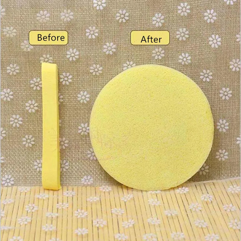 Cosmetic Puff Compressed Cleaning Sponge Facial Cleanse Washing Pad Remove Makeup Skin Care