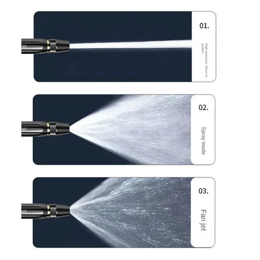 High-Pressure Water Gun Household Car Wash Water Black Car Wash Nozzle