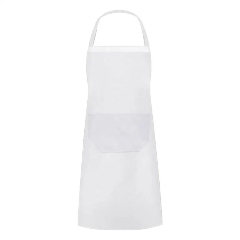 Fashion Kitchen Unisex Waiter White Plastic Waterproof Apron