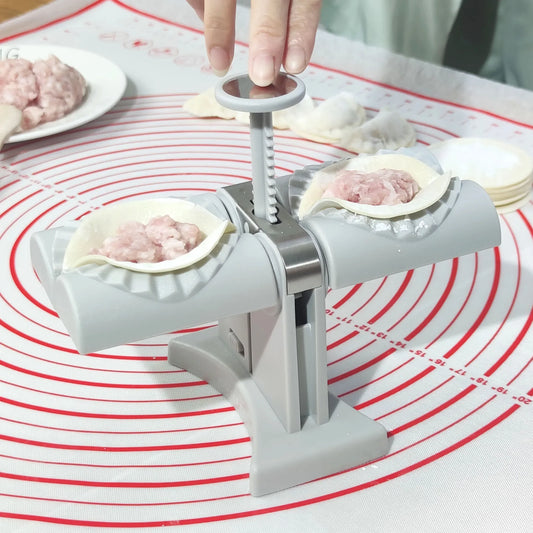 2x Dumpling Machine Kitchen Gadgets Make Two Dumpling Molds at Once