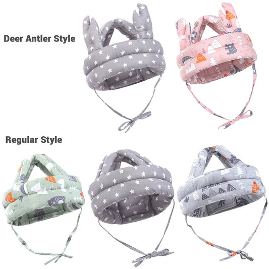 Adjustable Baby Safety Helmet Soft Comfortable Head Protection