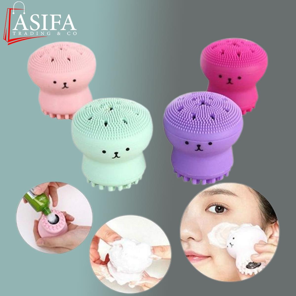 Octopus Shape Small Silicone Facial