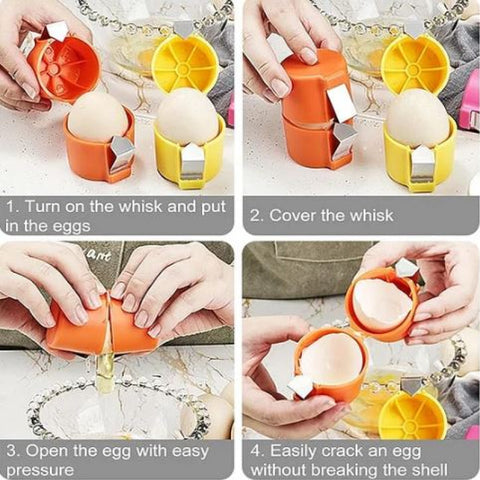 Efficient Egg Opener Egg Shell Opener Kitchen Gadget Pack Of 2