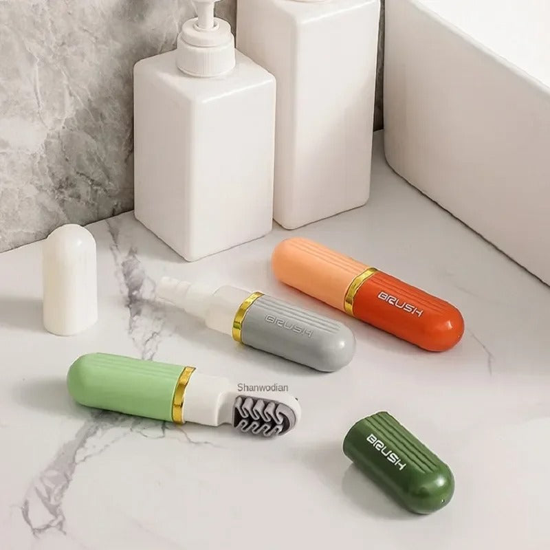 3in1 Shoe Brush with Dispensing Bottles