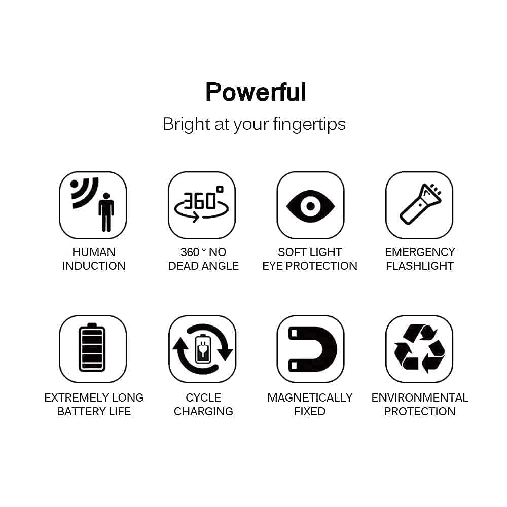 Rechargeable Motion Sensor Adhesive Led Light for Home