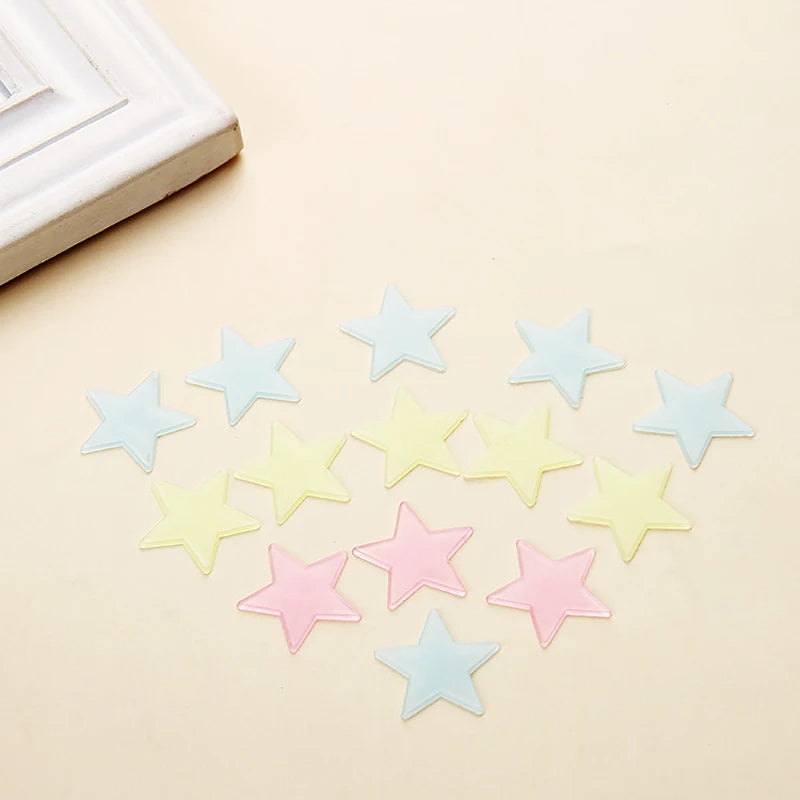 100 Pieces of Stars Wall Stickers.