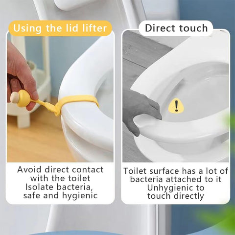 Silicone Toilet Seat Lifter 3 Pcs