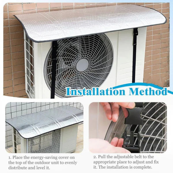 AC Outer Heat Protection Sheet – Aluminium Coated Sun Reflective Cover