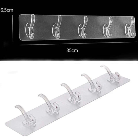 TRANPARENTS WALL HOOK FOR HANGING PACK OF 2