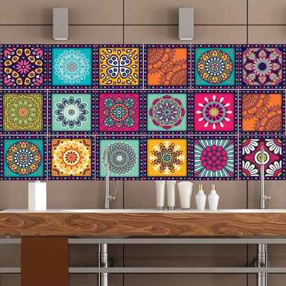 12 PCS Home Decor Tile Stickers Self Adhesive
