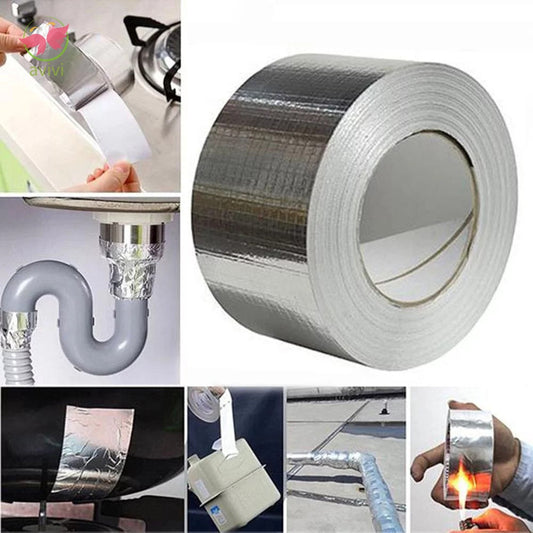 Aluminum Stop Leak Foil Tape Waterproof Repair Super Nano Tape Self Adhesive