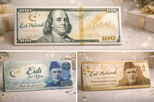 Premium Eid Money Envelope – Dollar Style Eidi Gift