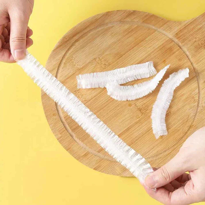 Disposable Plastic Wrap Food Grade 100Pcs