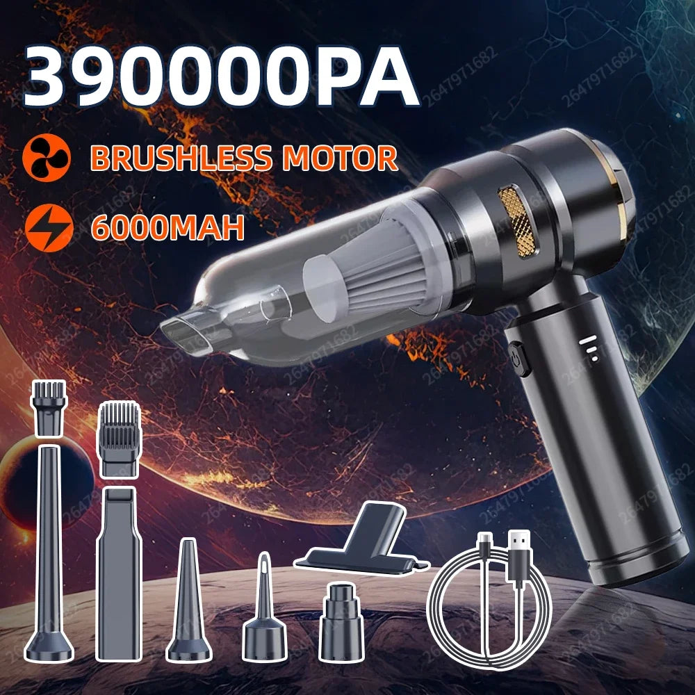 Car Vacuum Cleaner High Power Portable Handheld Wireless Brushless