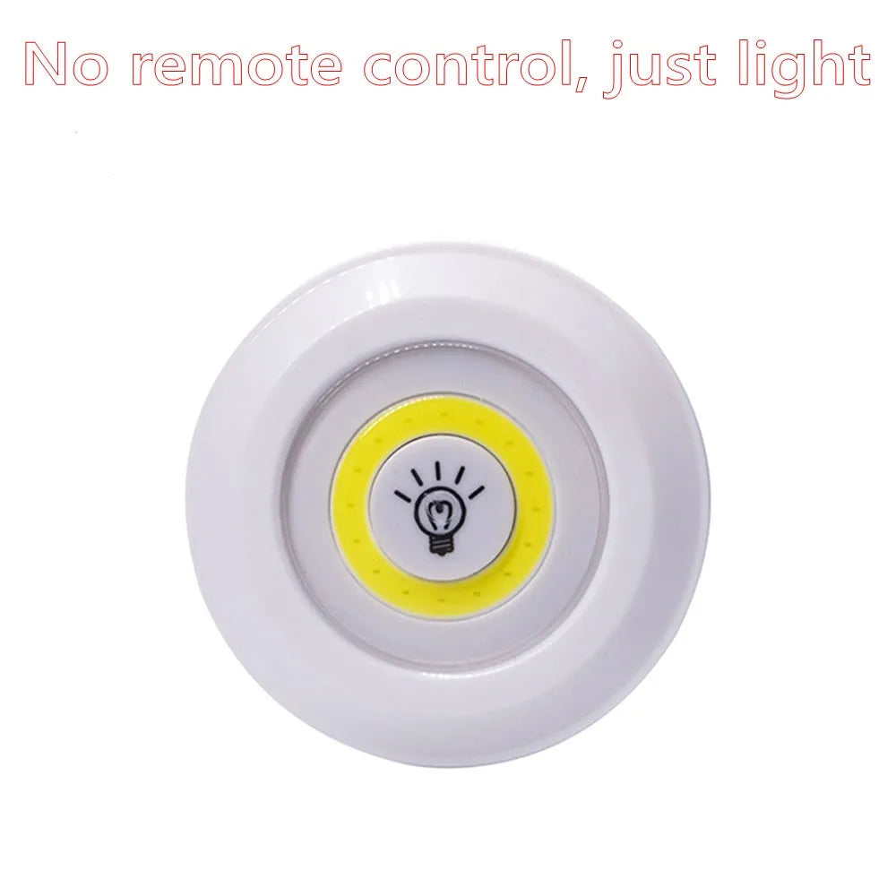Dimmable LED Under Cabinet Light with Remote Control Battery Operated LED Closets Lights Wardrobe Bathroom lighting