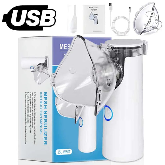 Medical Silent Ultrasonic Nebulizer Automizer Handheld Respirator Portable Asthma Humidifier
