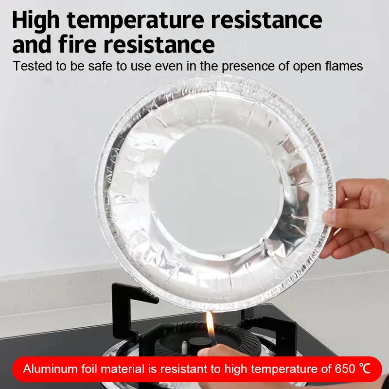 Thickened Aluminum Foil Covers Gas Stove Oil Proof Pad Protector Cover Proof