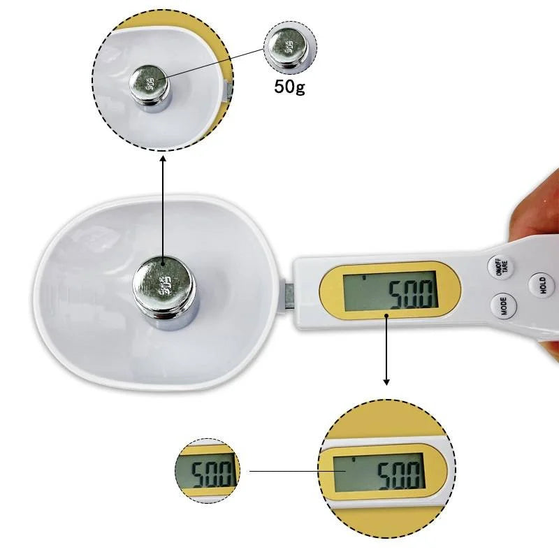 Digital Measuring Spoon 500g 0.5g LCD Electronic Kitchen Scale