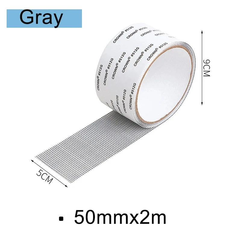 Window Screen Tape Anti-mosquito Screen Repair Subsidy Door Curtain Mosquito Net Hole Patch Repair Self-adhesive Screen Tape