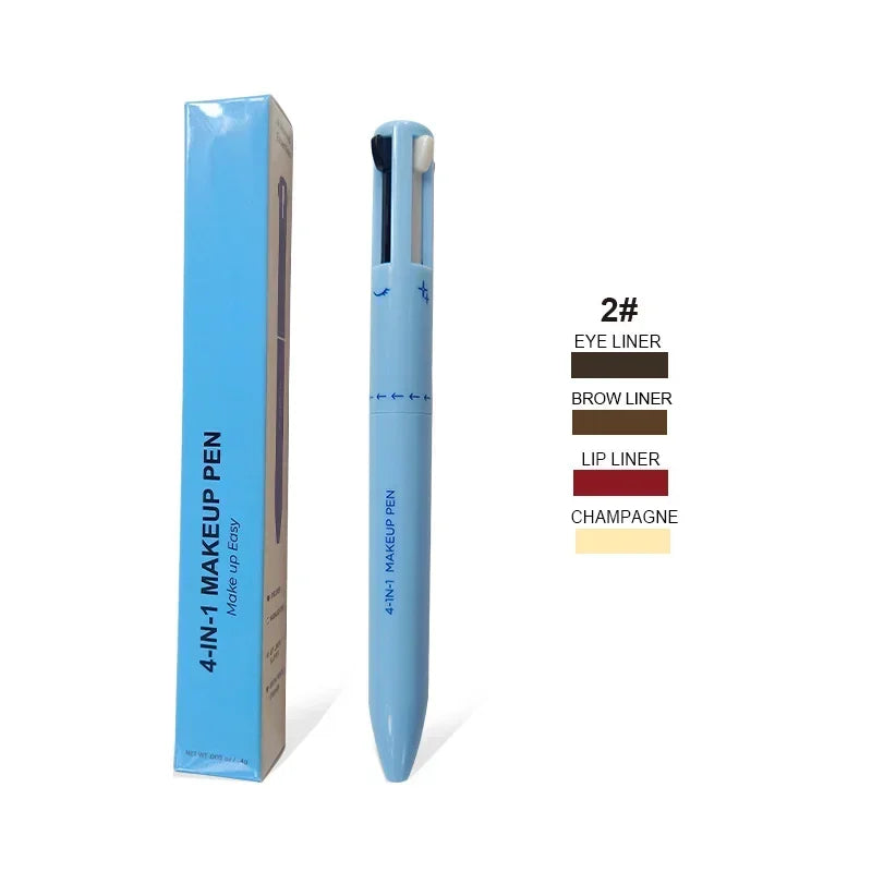 4 In 1 Eyebrow Pencil Waterproof Drawing Eye Brow