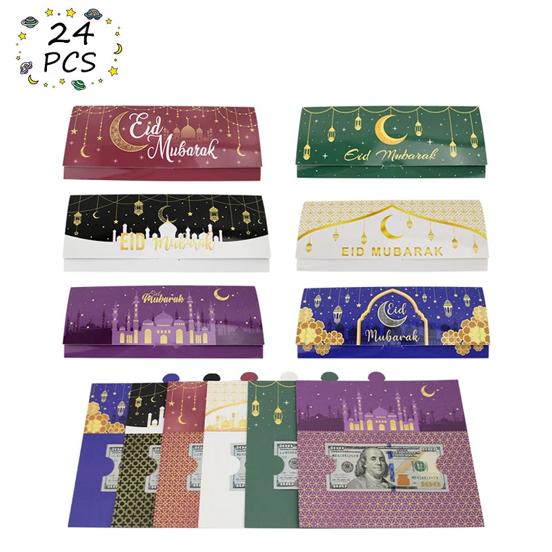 Eid Mubarak Money and Gift Card Holders Eid Al-Adha