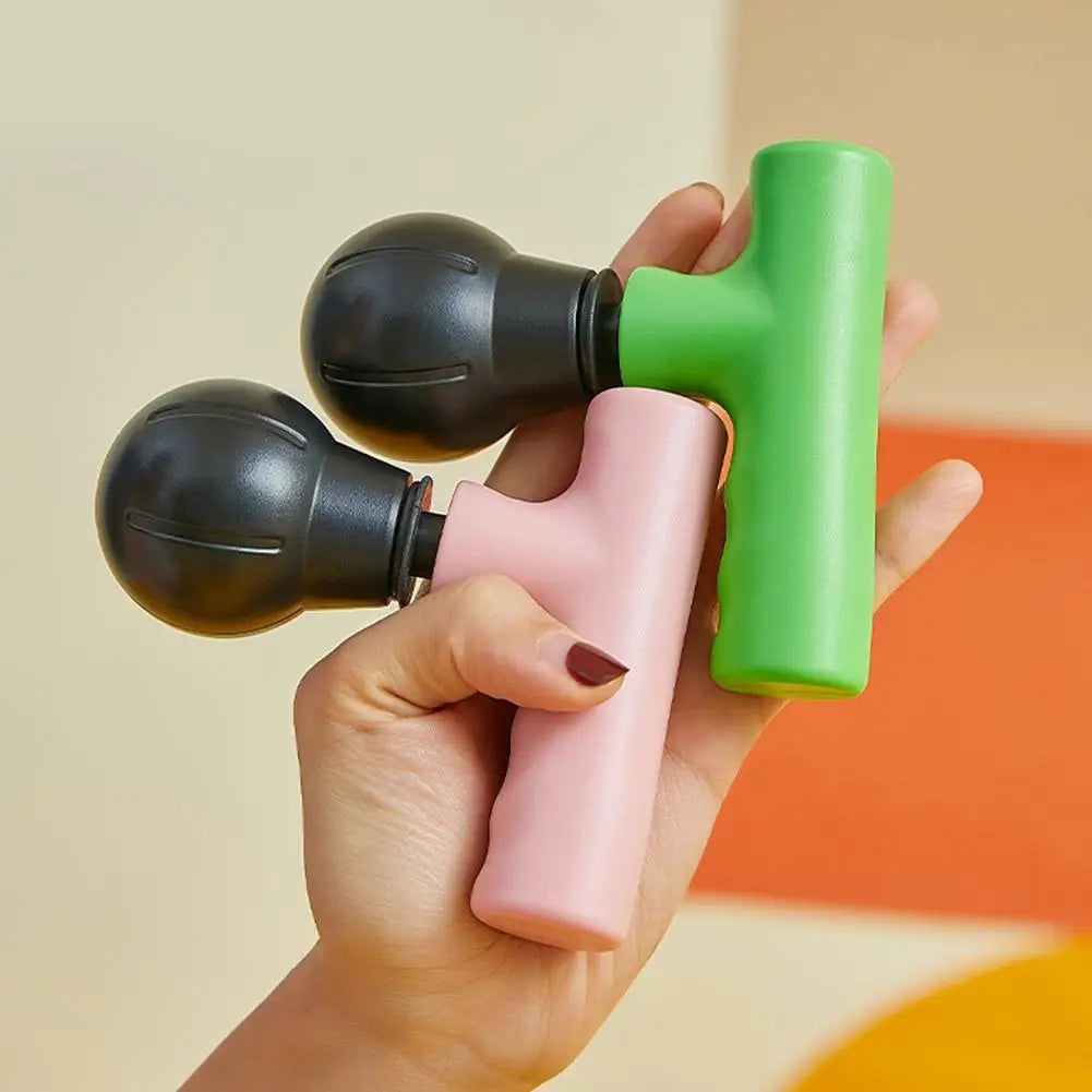 Portable Mini Massage Gun, Handheld Deep Tissue Massager for Back Leg Pain Relief,  Muscle Relaxer Massager After Fitness Work