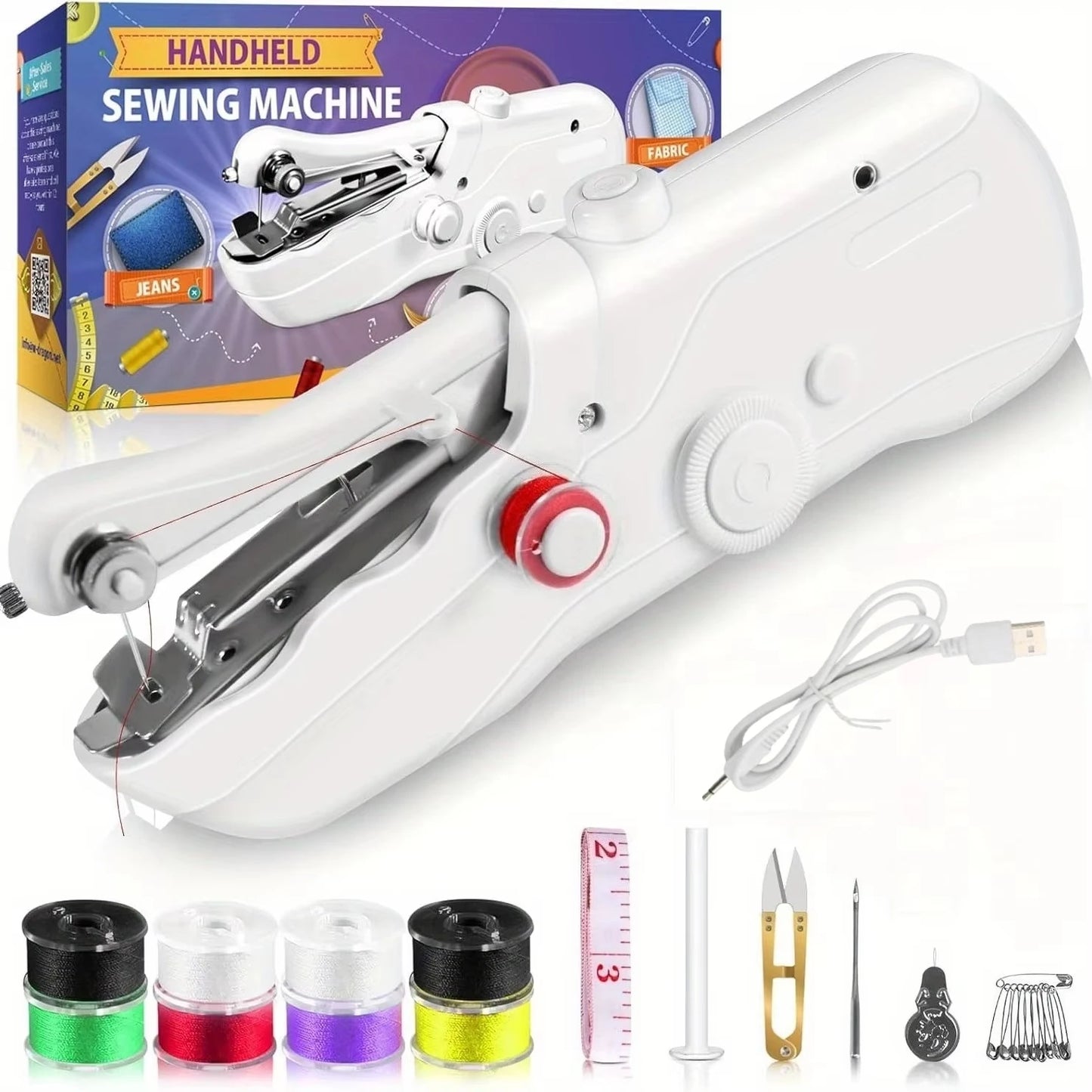 USB Portable Handheld Compact Sewing Machine