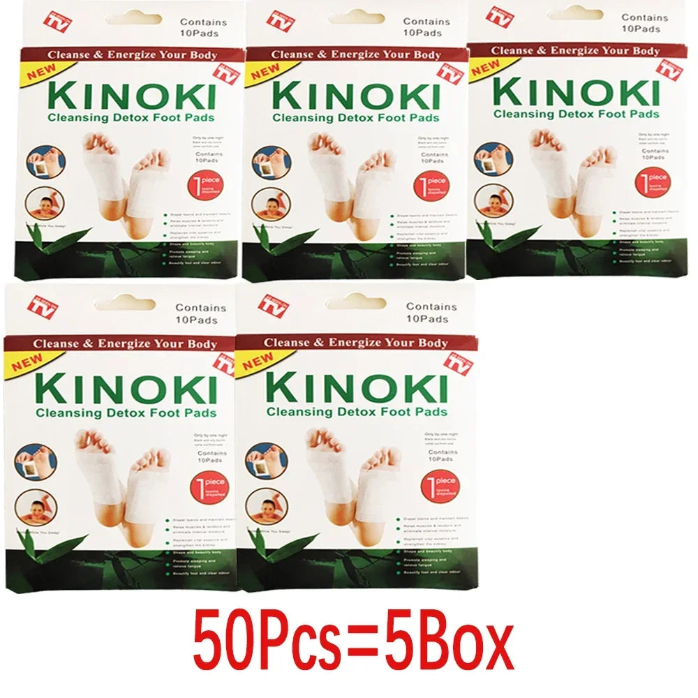 Kinoki Cleansing Detox Leg Healthy Herbal Pads 10pcs