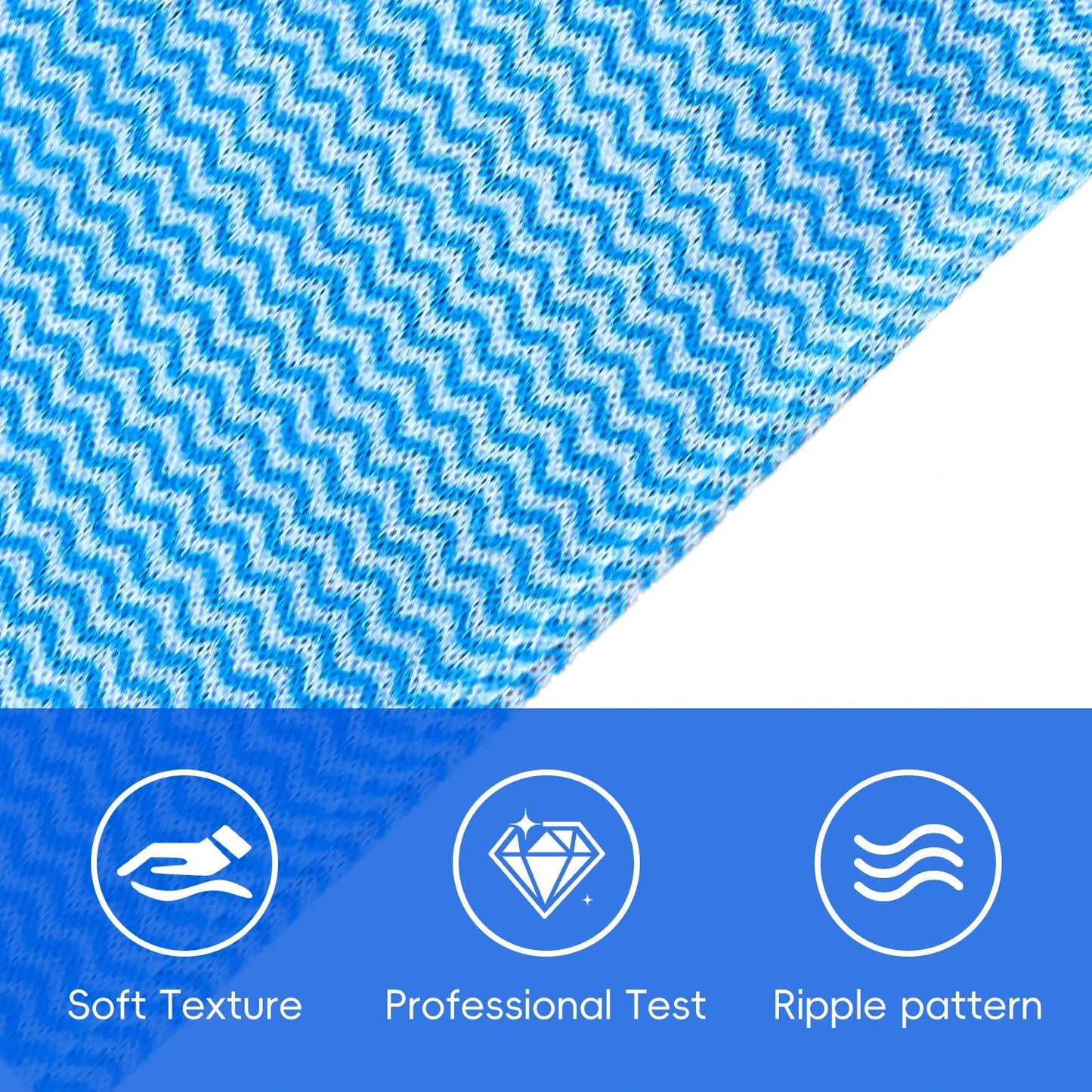 Disposable Nonwoven Dish Cloths, Light Duty Paper Towels for Kitchen and Home Cleaning,