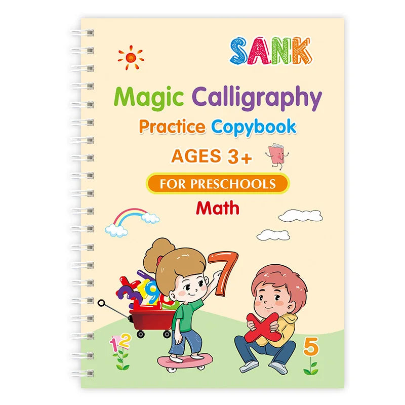 Sank Magic Practice Copybook Pen Preschools Kids Calligraphy English Version