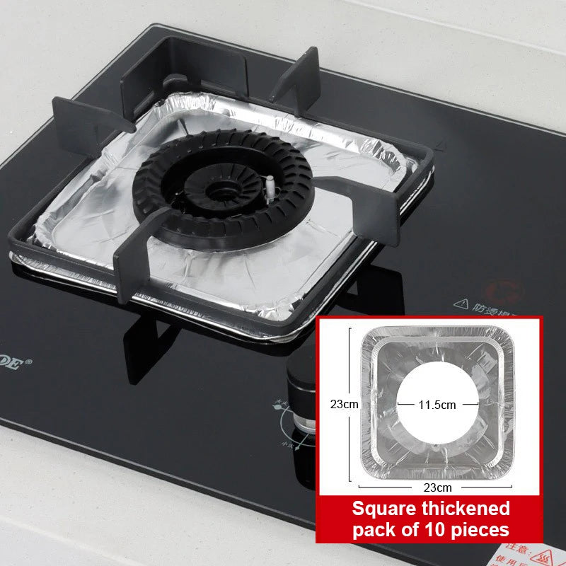 Thickened Aluminum Foil Covers Gas Stove Oil Proof Pad Protector Cover Proof