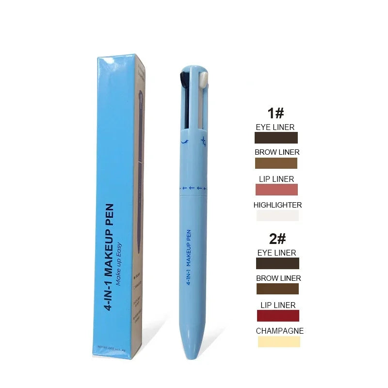 4 In 1 Eyebrow Pencil Waterproof Drawing Eye Brow