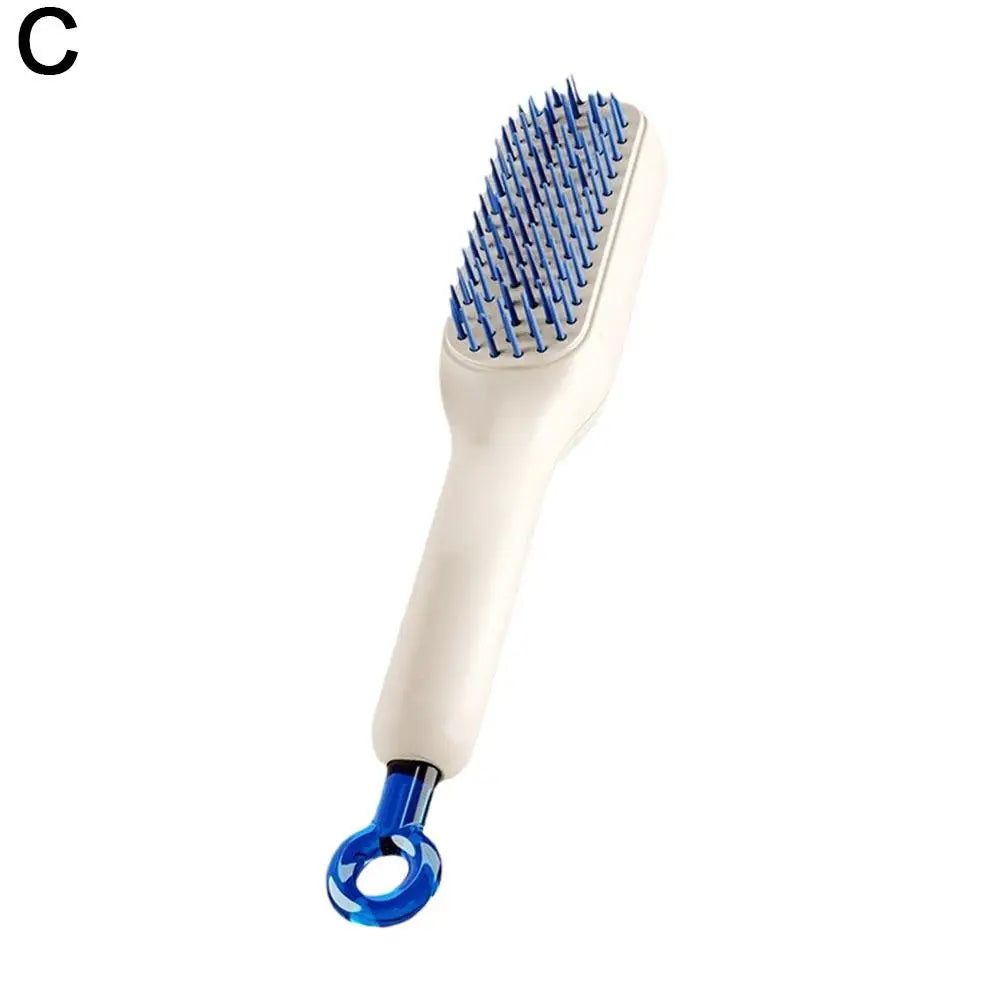 Retractable Comb Self-cleaning Hair Brush Anti-static