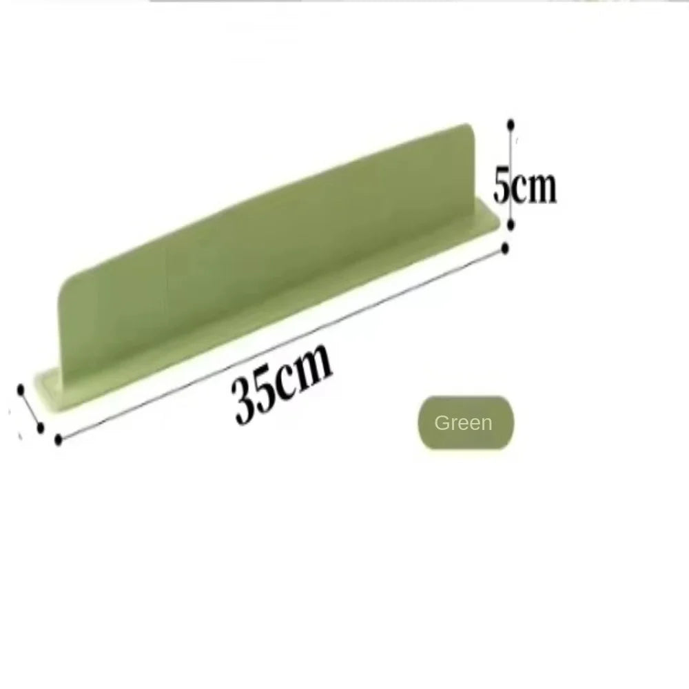 Silicone Sink Baffle Splash Guard Oil-Proof with Suction Cup Pool Water Baffle Bar Kitchen Supplies