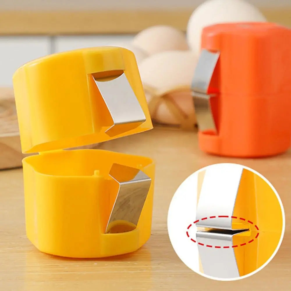 Cute Egg Shell Opener Stainless Steel Separator Egg Opening
