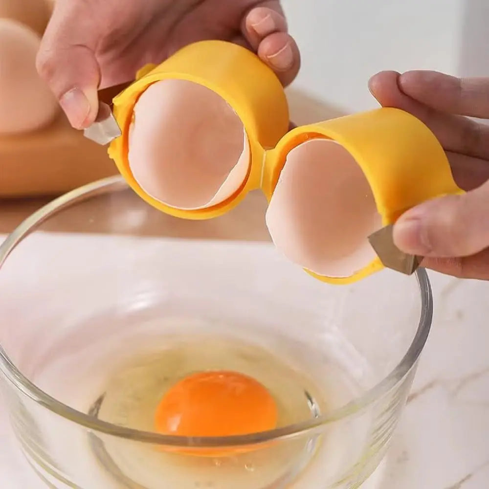 Cute Egg Shell Opener Stainless Steel Separator Egg Opening