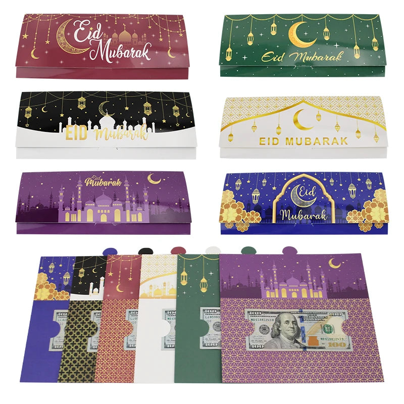 Eid Mubarak Money and Gift Card Holders Eid Al-Adha