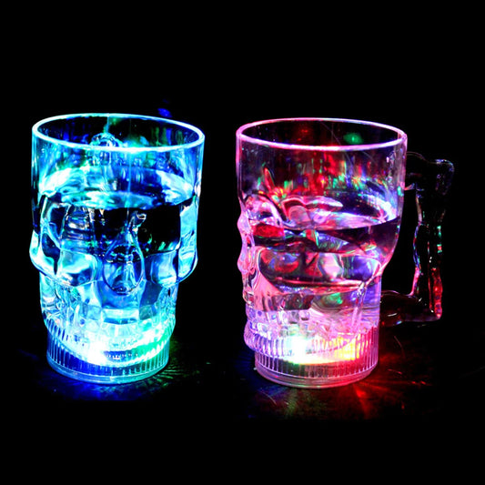 New LED Automatic Glowing Cup Flashing Cup Water Beverage Drinking Glass Party Decorative Supplies