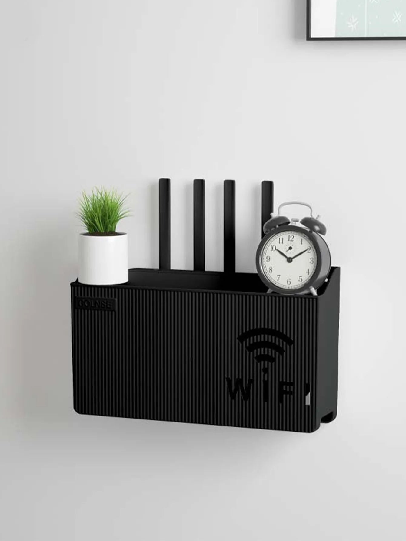 1 WIFI router storage box wall rack