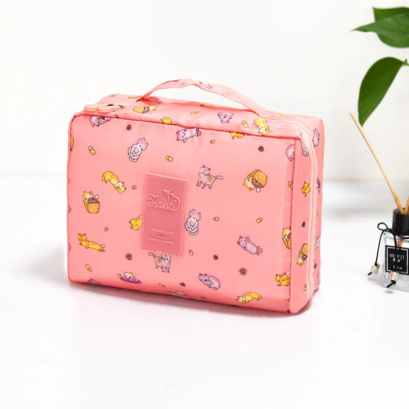 Multifunction Women Outdoor Storage Bag Toiletries Organize Cosmetic Bag