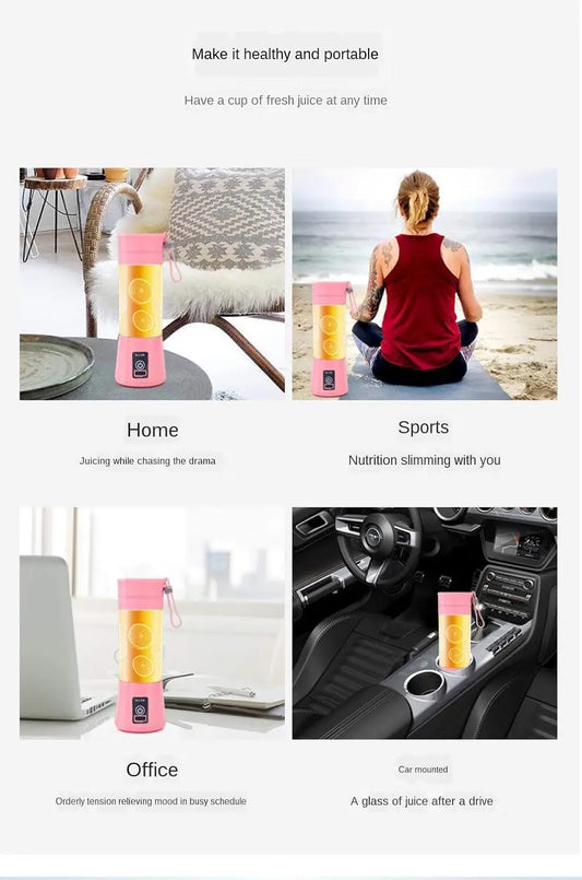 Mini Electric Juicer USB Charging Smoothie Milkshake Maker