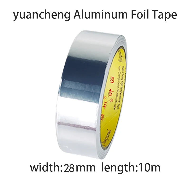 High temperature resistant aluminum foil tape, waterproof and oil-proof, flame-retardant