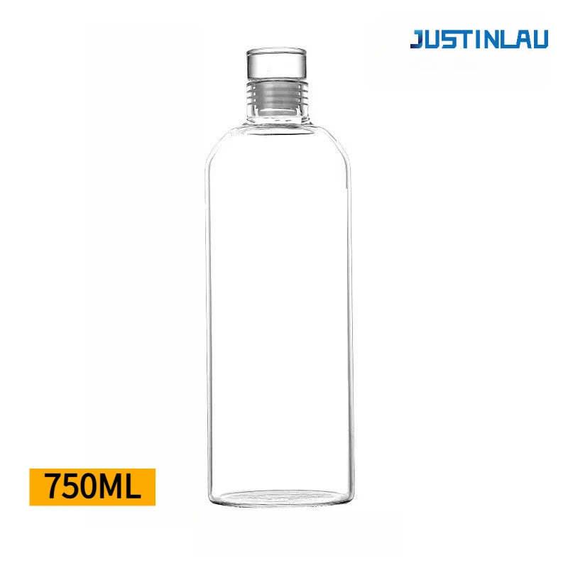 300-1000ml transparent glass bottle borosilicate glass Portable office water cup