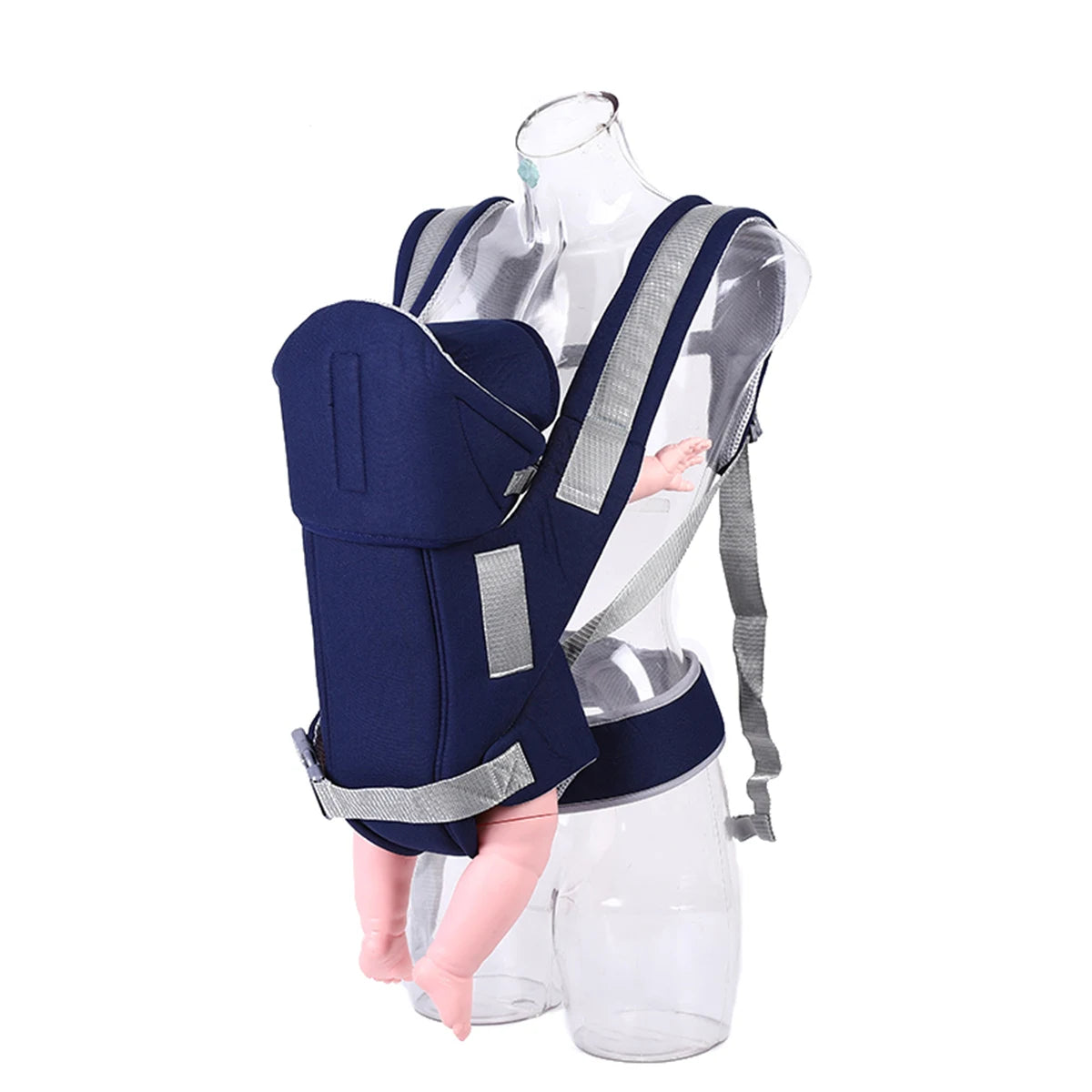 Multifunctional Large Baby Strap Four Seasons Breathable Thickened Double Shoulder Baby Strap Children's Carrying Bag