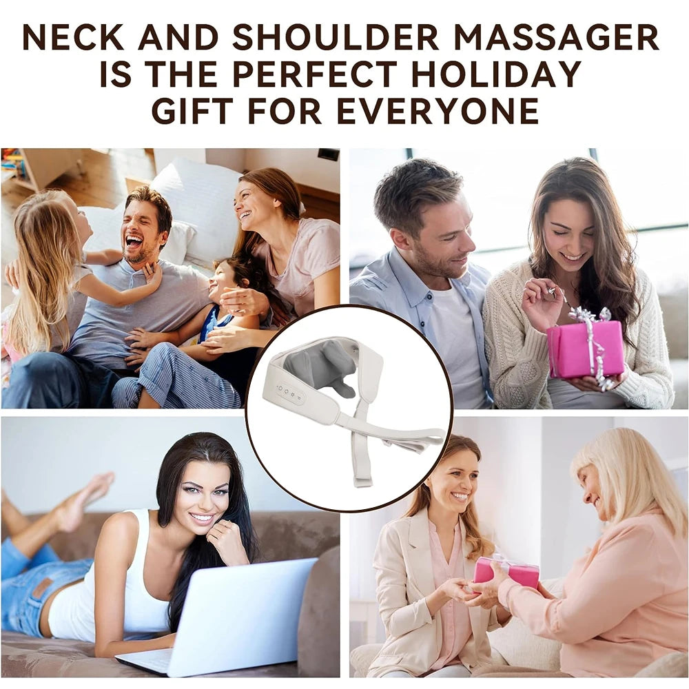 2025New Multi Functional Electric Shoulder Neck Massager Targets Trapezius Muscle