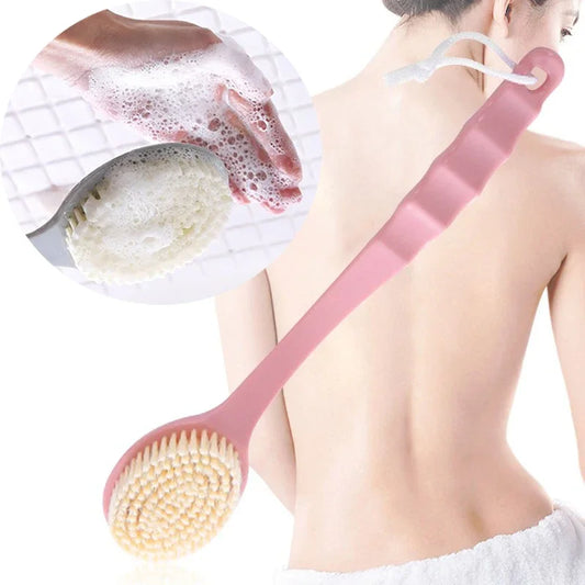 Long Handle Bath Brush Exfoliating Back Massage Shower SPA Foam