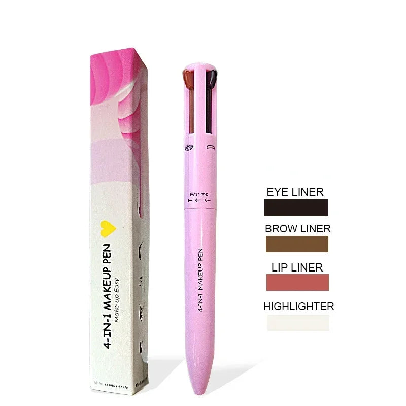 4 In 1 Eyebrow Pencil Waterproof Drawing Eye Brow