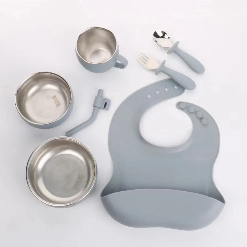 Silicone Baby Feeding Set Tableware Baby Food Dish