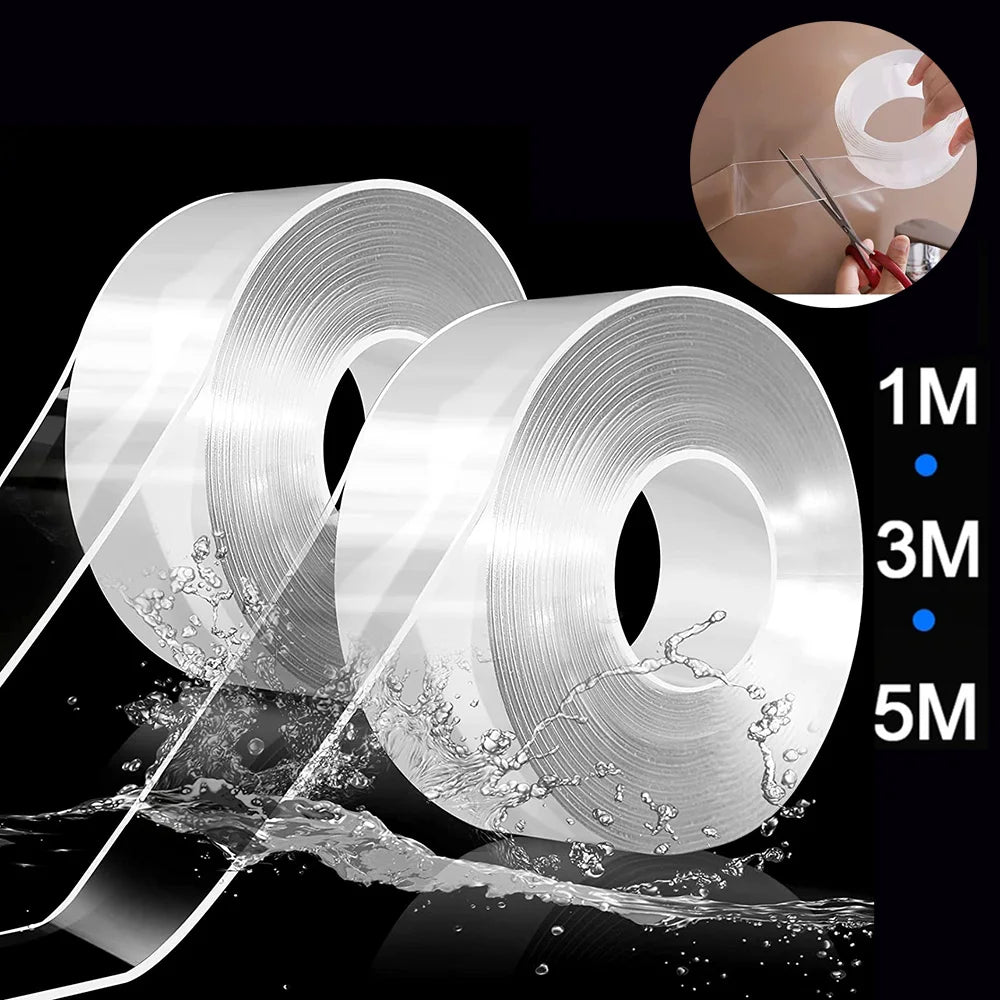 Nano Double Sided Sticker Reusable Traceless Nano Transparent Self Adhesive Sticker