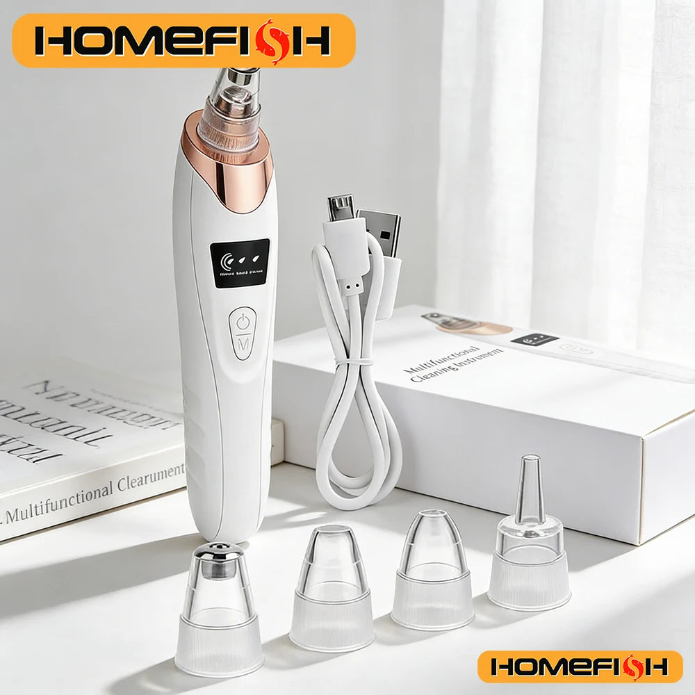Electric Blackhead Remover Vacuum Cleaner - Facial Deep Cleansing Pore Cleaner
